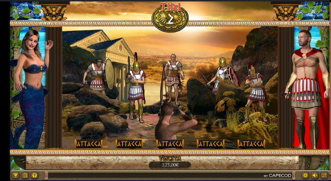 Slot machine Ulisse - Magic spin Bonus Arco