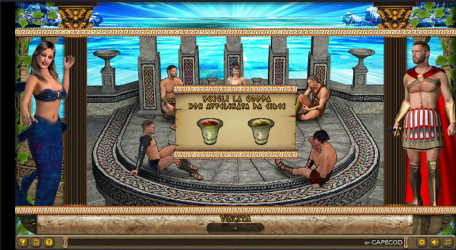 Slot machine Ulisse - Bonus Circe