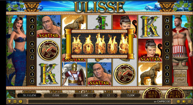 Slot machine online Ulisse - Scatter