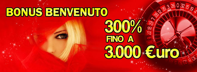 BIG Bonus benvenuto 300% fino 3000€