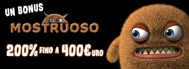 Bonus Mostruoso su BIG casino