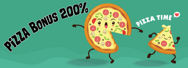bigcasino Pizza Bonus 200% fino 400 euro bonus slot italiane