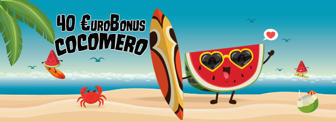 BIG casinò - Bonus cocomero - carica 20€ ricevi 40 euro bonus
