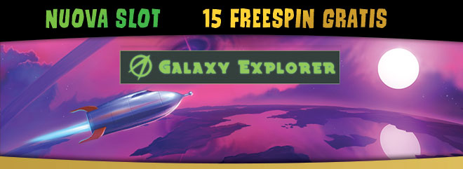 15 FreeSpin nuova slot machines online Galaxy Explorer