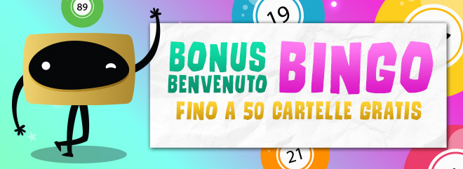 BIG Bonus Bingo 50 cartelle gratis