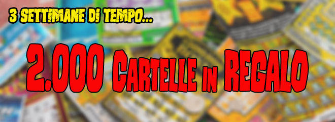 Gratta e Vinci online - 2.000 cartelle gratis - BIG Casinò - promozione 25/11-15/12 2019