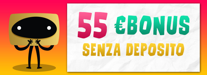 55 €Bonus Gratis senza deposito - Best In Game