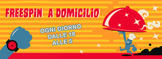 10 freespin a domicilio - Gioca gratis dalle 18 alle 5